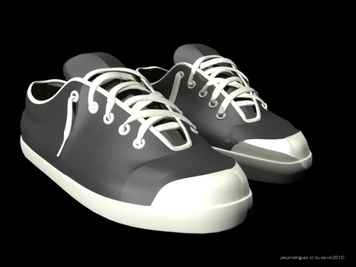 zapatillas modelado 3D